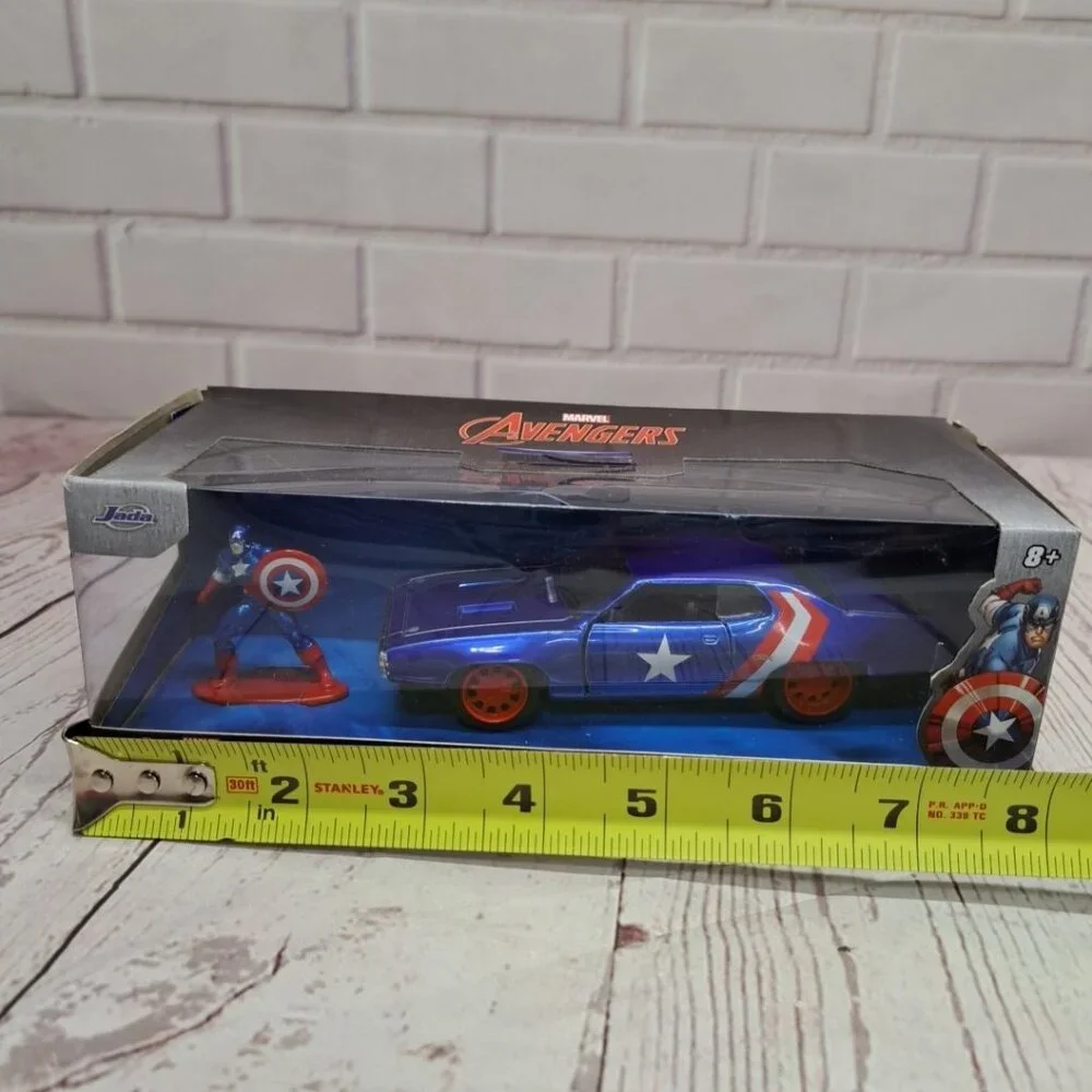 2023 Jada Toys‎ 1972 Plymouth GTX Captain America Marvel Avengers Sealed Box